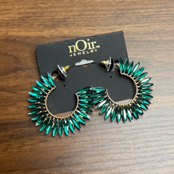 nOir Jewelry Jewelry - nOir Jewelry Teal Spike Earrings
